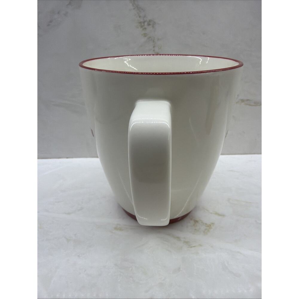 Starbucks Cup RED White Abbey Mug "Est 1971 Starbucks Coffee Co" 18 oz EUC - Picture 4 of 8